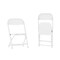 Emma and Oliver 2 Pack Kids Plastic Folding Chair Daycare Home School Furniture